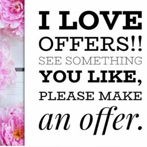 START SHOPPING AND MAKE ME AN OFFER